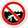 No Prolonged Underwater Swimming Or Breath Holding Sign