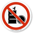 No Solvent in Drums ISO Sign