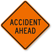 Accident Ahead Sign