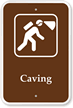 Caving   Campground, Guide & Park Sign