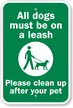 Please Clean Up After Pet Sign