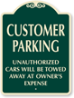 Unauthorized Cars Will Be Towed Away SignatureSign