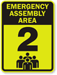 Emergency Assembly Area 2 Sign