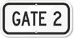 GATE 2 Sign