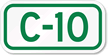 Parking Space Sign C 10