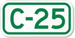 Parking Space Sign C 25