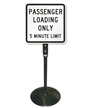 Passenger Loading Only Sign & Post Kit