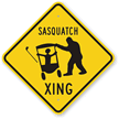 Sasquatch Xing Sign
