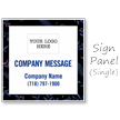 Add Company Message BigBoss Portable Custom Sidewalk Sign