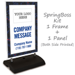 Add Company Message BigBoss Portable Custom Sidewalk Sign