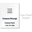 Add Company Message BigBoss Portable Custom Sidewalk Sign