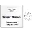 Add Company Message BigBoss Portable Custom Sidewalk Sign