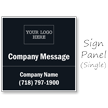 Add Company Message BigBoss Portable Custom Sidewalk Sign