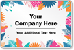Add Company Name Custom Multi Color Vehicle Magnetic Sign