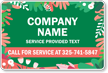 Add Company Name Lawn Care Custom Magnetic Vehicle Sign