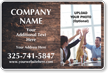 Add Company Name Photo and Address Custom Magnetic Sign