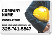 Add Contractor Company Name Custom Magnetic Vehicle Sign