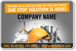 Add Contractor Company Name Custom Vehicle Magnetic Sign