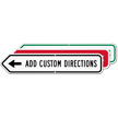 Add Your Custom Directions Left Arrow Sign
