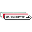 Add Your Custom Directions Right Arrow Sign