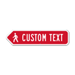 Add Your Custom Text Left Arrow Sign