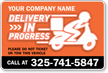 Add Delivery Company Name Custom Vehicle Magnetic Sign