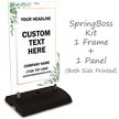 Add Headline Text BigBoss Portable Custom Sidewalk Sign