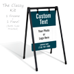 Add Logo Company Name BigBoss Portable Custom Sidewalk Sign