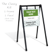 Add Logo Text BigBoss Portable Custom Sidewalk Sign