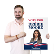 Add Name Image And Position Custom Yard Vote Sign