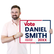 Add Name Political Position Year Custom Vote Yard Sign