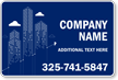 Add Real Estate Company Name Custom Vehicle Magnetic Sign