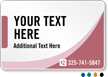 Add Text Phone Number Custom Vehicle Magnetic Sign