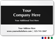 Add Your Company Name Custom Vehicle Magnetic Sign