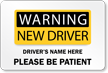 Add Your Driver Name Custom School Vehicle Magnetic Sign