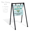 Add Your Headline BigBoss Portable Custom Sidewalk Sign