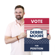 Add Your Position And Name Custom Vote Yard Sign