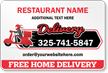 Add Your Restaurant Name Custom Vehicle Magnetic Sign
