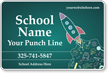 Add Your School Name Custom School Vehicle Magnetic Sign