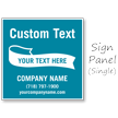 Add Your Text BigBoss Portable Custom Sidewalk Sign