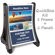 Add Your Text BigBoss Portable Custom Sidewalk Sign