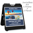 Add Your Text BigBoss Portable Custom Sidewalk Sign