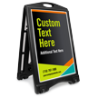 Add Your Text BigBoss Portable Custom Sidewalk Sign