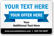 Add Your Text Here Vehicle Magnetic Custom Sign