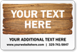 Add Your Text Website Custom Vehicle Magnetic Sign