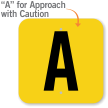 Approach Railroad Sign