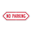 Bi Directional No Parking Sign