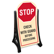 Check Before Proceeding A Frame Sign Kit