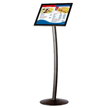 Curved Pedestal Menu Board Sign Holder