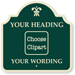 Custom Palladio Sign - Choose Clipart, Add Wording